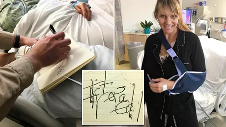 Tina Hines o femeie care a fost la un pas de moarte după ce a făcut un atac de cord susține că a vorbit cu Mântuitorul Iisus Hristos