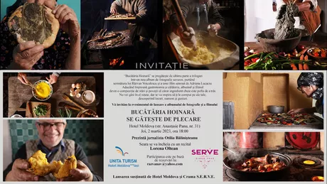 Lansarea noului album de fotografie semnat de Răzvan Voiculescu Bucătăria Hoinară se gătește de plecare