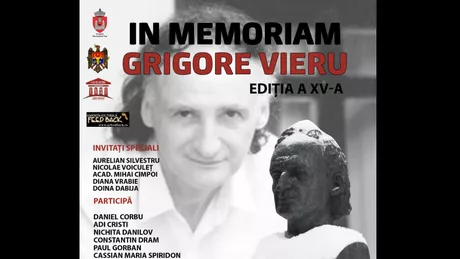 In memoriam Grigore Vieru în Parcul Copou