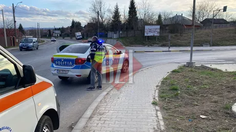 Accident rutier pe şoseaua de centură a Iașului. Două autoturisme au intrat în coliziune - FOTO