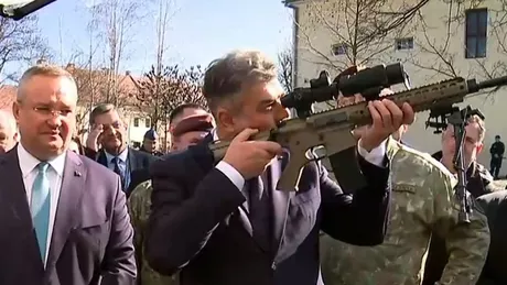 Marcel Ciolacu s-a uitat prin luneta unei arme la Lucian Bode Cam stai în țintă domnule ministru