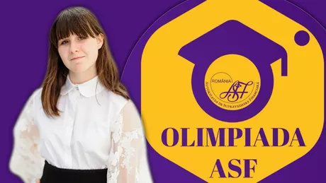 Ea este tânăra din Iași care a luat locul 3 la Olimpiada ASF. Ce premii a primit eleva de la Școala Ion Creangă