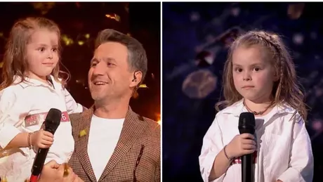 Amira Oloșutean a primit al zecelea Golden Buzz de la Românii au Talent. La doar șase ani concurenta l-a vrăjit pe Andi Moiescu