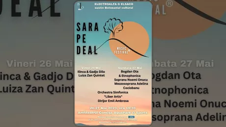 Orchestra Simfonică din Iași prezentă la Festivalul Sara pe deal un eveniment pentru toate gusturile