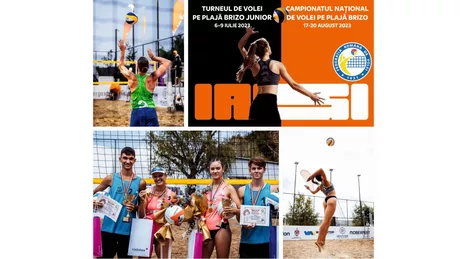 Performanță și excelență în sport la IAŞI - Turneul de Volei pe Plajă BRIZO Junior Și Campionatul Național de Volei pe Plajă BRIZO 2023