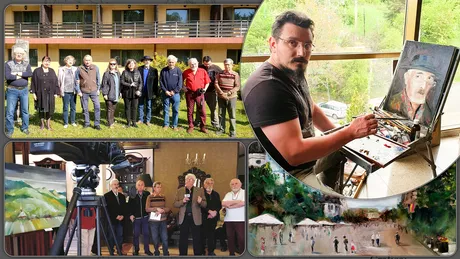 Artiști consacrați din întreaga ţară s-au reunit la Tabăra de creație de la Motel Bucium - FOTO