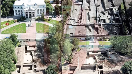 Imagini spectaculoase cu descoperirile din fața Teatrului Național din Iași. Lucrările au fost suplimentate arheologii vor încasa peste 3 milioane de lei în două luni - FOTOVIDEO