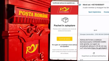 O nouă înșelătorie în mediul online practicată de hackeri. Poșta Română trage un semnal de alarmă Destinatarii trebuie să fie extrem de vigilenți când primesc astfel de mesaje de la numere necunoscute