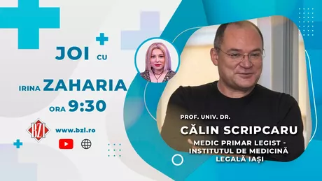 LIVE VIDEO - Prof. dr. Călin Scripcaru medic legist la Institutul de Medicină Legală Iași discută în emisiunea BZI LIVE despre cazurile abordate în cartea Să nu ucizi