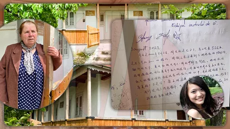 Poveste de film O chinezoaică ajunsă într-o comună din Iași a lăsat un mesaj într-o casă veche ce a pus pe gânduri un sat întreg De plăcut sigur i-a plăcut dar nu înțelegem ce a scris acolo EXCLUSIV - FOTO