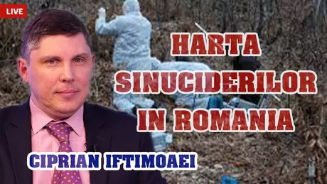 LIVE VIDEO - Incidența sinuciderilor în România. Sociologul Ciprian Iftimoaei discută despre zonele preponderent afectate la BZI LIVE
