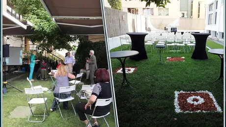 Se pot oficia căsătorii în Grădina de vară a Ateneului Național din Iași. Mirii pot alege ținute din garderoba actorilor  FOTO