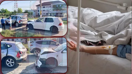 O puștoaică din Iași a trecut milimetric pe lângă moarte după un accident rutier stupid. A intrat în comă după impact - FOTO