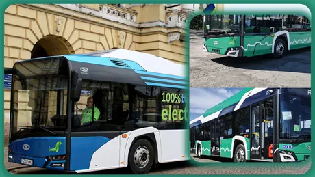 Autobuzele electrice consumă mai puțin pe timpul verii. Autonomia acestora este de 100 km - FOTO