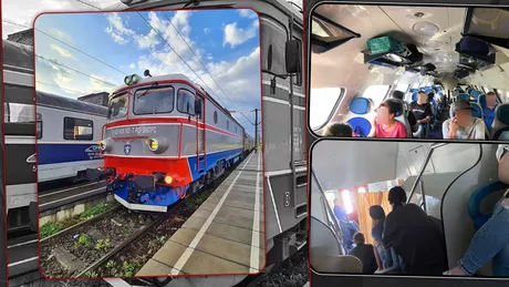 Trenul iadului cursă de coșmar în Iași Mulți au stat lângă geamuri să poată lua o gură de aer - FOTO