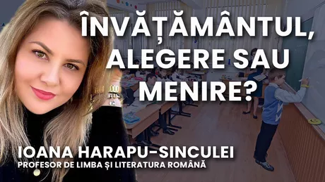 LIVE VIDEO - Învățământul alegere sau menire Ioana Harapu-Sinculei profesor de Limba și literatura română despre activitatea de dascăl în direct la BZI LIVE