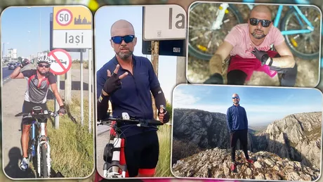 Cursă demnă de Turul Franței. Andrei Gubaș pedalează 432 km de la Cluj la Iași pe o căldură infernală de dragul copiilor defavorizați M-am antrenat zi de zi pentru această cursă - FOTO