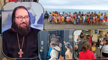 Părintele Dan Damaschin are nevoie de ajutorul nostru pentru transportul copiilor pe care îi trimite la mare în cea mai frumoasă vacanță din viața lor - FOTOVIDEO