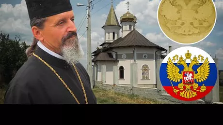 Magazinul lui ÎPS Teodosie comercializează insigne cu stema Rusiei Legătură dintre acest simbol și biserică