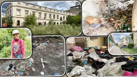Fosta Fabrică de Țigarete din Iași a devenit o groapă de gunoi. Deșeurile sunt împrăștiate pe zeci de metri pătrați - GALERIE FOTO