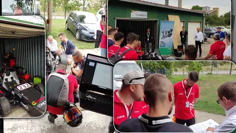 Mașina de curse creată de studenții Universității Tehnice Gheorghe Asachi din Iași a fost prezentată la una dintre cele mai mari competiții de Formula 1  FOTO