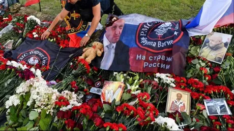 Mormântul lui Prigojin a devenit un altar Rușii continuă să-i aducă omagii fostului lider Wagner