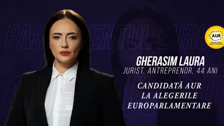 Laura Gherasim candidat AUR la Europarlamentare Am depus un memoriu la Guvernul României