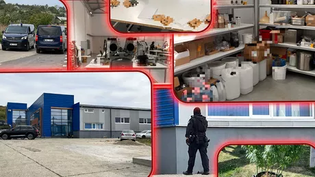 A fost una dintre cele mai mari acțiuni ale polițiștilor de la Antidrog O fabrică care producea stupefiante ce ajungeau pe piața din Iași și din restul țării a fost găsită la Miroslava. TIR-uri întregi de probe au fost ridicate  FOTOVIDEO