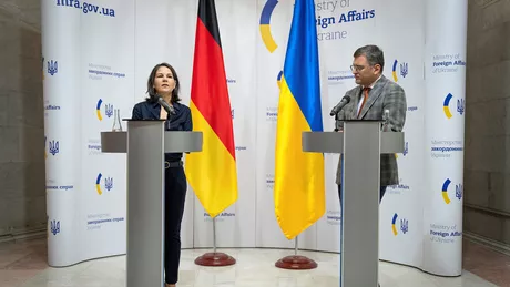Ministrul german de Externe a promis 21 de milioane de dolari Ucrainei într-o vizită la Kiev