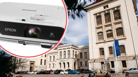 UMF Iași a achiziționat 5 videoproiectoare și accesorii pentru acestea în valoare de peste 4 mii de euro