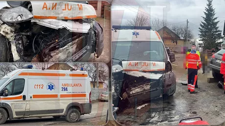 Ambulanțele din Iași au fost implicate în 2023 în 10 accidente rutiere  FOTO