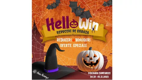 Hellowin la Hello Holidays iată prețurile promoționale din perioada 30.10 - 01.11