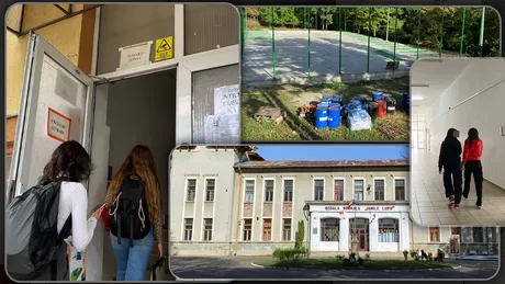 Elevii Colegiului Național Pedagogic Vasile Lupu nu se vor întoarce prea curând la unitatea școlară Nu putem estima exact finalizarea montării elementelor de tip containere - GALERIE FOTO