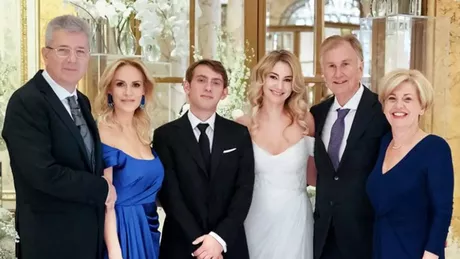 Băiatul cel mare al senatoarei Gabriela Firea a avut nunta în weekend. Cele mai noi imagini de la nunta de lux