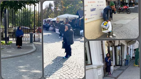 Nici nu a început sărbătoarea Sfintei Parascheva iar cerșetorii au luat cu asalt municipiul Iași Foarte mulți vin din alte localități - FOTO