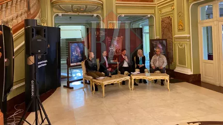 Conferință prilejuită de premiera absolută a operei Făclia de Paști de Alexandru Zirra și de premiera operei O noapte furtunoasă de Paul Constantinescu - FOTO