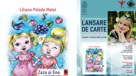 Liliana Palade Matei îşi lansează prima carte de poveşti pentru copii