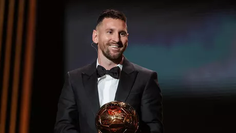 Lionel Messi a câștigat al optulea Balon de Aur al carierei sale. Pe cine a surclasat jucătorul de fotbal - VIDEO