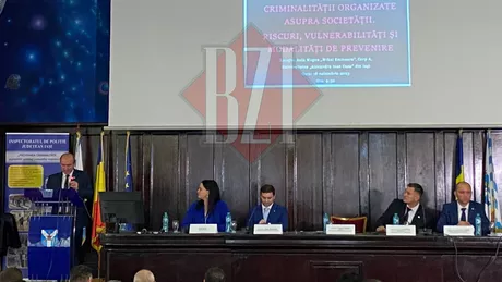 Conferința regională Impactul criminalității organizate asupra societății. Riscuri vulnerabilități și modalități de prevenire la UAIC Iași - FOTO