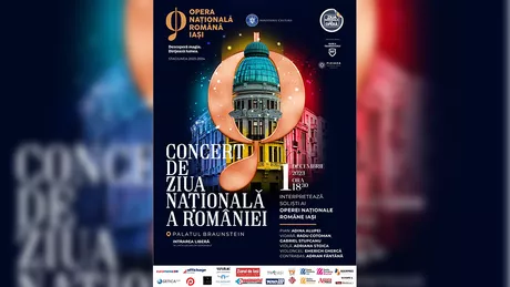 Concert de operă cu prilejul Zilei Naționale a României la Iași