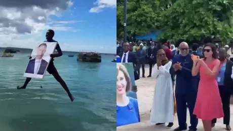 Pur și simplu rămâi fără cuvinte. Cuplul prezidențial a luat parte la un ritual bizar în Tanzania Hakuna matata Iohanes - VIDEO