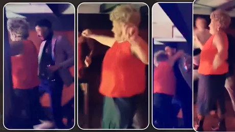 Trecută de mult timp de prima tinerețe o femeie din Iași a ajuns virală pe TikTok după ce a dansat într-un club - EXCLUSIVFOTOVIDEO