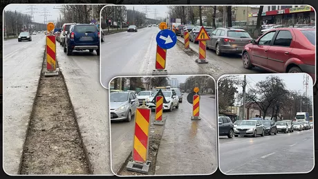 Mihai Chirica a închis o parte din bulevardul Poitiers. Traficul este infernal se circulă pe un singur sens bară la bară. Ne termină psihic în fiecare zi traficul din oraș pentru că primarul nu este capabil să facă ceva - FOTOVIDEO