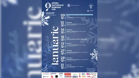Cum începe Opera Iași anul viitor Se pot cumpăra bilete la spectacolele lunii viitoare