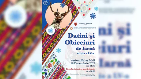Festivalul folcloric Datini și obiceiuri de iarnă ediția a LV-a la Iași. Iată când va fi parada alaiurilor