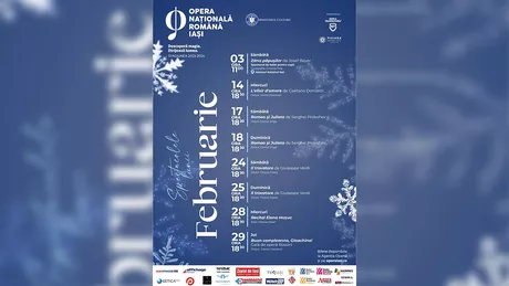 Opera Iași a stabilit programul spectacolelor lunii februarie. Biletele se pun în vânzare astăzi