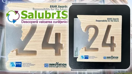 Salubris a câștigat premiul Responsabilitate pentru Viitor la AHK Awards România în fața unor companii de renume din Germania și din țară - FOTO