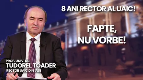 LIVE VIDEO - Rectorul Universității Cuza din Iași prof. univ. dr. Tudorel Toader într-o prezență exclusivă și cu mărturisiri în premieră la BZI LIVE - FOTO