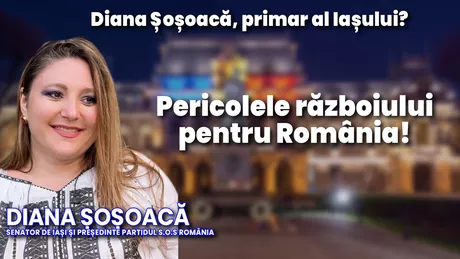 LIVE VIDEO - Diana Șoșoacă senator de Iași și lider S.O.S. România într-un dialog exploziv la BZI LIVE de la o candidatură la Primăria Iași la pericolul războiului