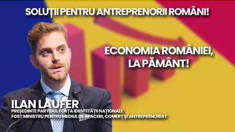 LIVE VIDEO - Ilan Laufer preşedintele Partidului Forţa Identităţii Naţionale oferă soluţii pentru antreprenorii români la BZI LIVE